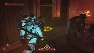 Gameplay on the Assault (Heavy Bolt Pistol + Thunder Hammer),  map 