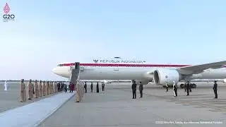 Keberangkatan Presiden Jokowi dan Ibu Iriana Menuju Tanah Air Abu Dhabi #shorts