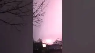Blitz Show in Dortmund Sölde am 31.03.2024 nach 20 Uhr mit lauten Donnern #gewitter #unwetter #blitz