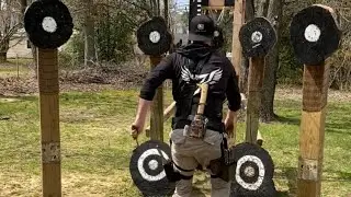 From novice to professional: Man perfects the skill of dual wielding throwing knives || WooGlobe