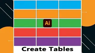 Create Tables in Adobe Illustrator cc | Using Font Path, Rectangle Tool. eGenstudio 