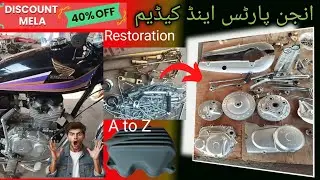 Honda 2007model full restoration || bike paint modification || how to bike paint ||