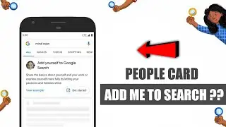 How to Add Your Name on Google Search ?? Add Me to Search | Google People Cards | Google Update.