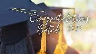 Congratulations Batch 2021 #congrats #movingup # graduation