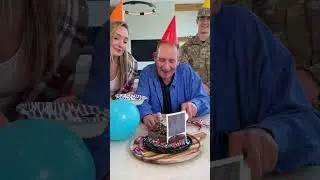 His Son Came Home for his Birthday