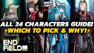 Arknights Endfield - ALL 24 OPERATORS (Characters), Which To Pick GUIDE + Why