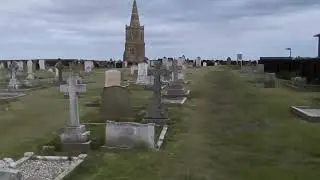 Ryze/DJI Tello at St.Germains Graveyard, Marske-By-The-Sea