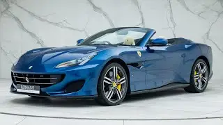 2019 Ferrari Portofino - Blu Abu Dhabi - Walkaround & Interior & Revs