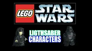 All the characters who wield a lightsaber in the game: LEGO Star Wars: The Complete Saga