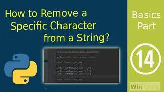 How to Remove a Specific Character from a String?  Replace or Remove specific character