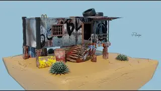 3Ds Max | Time Lapse | The-Hut