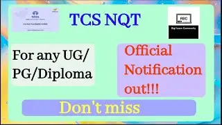 TCS NQT Registration Started | For 2022,2021,2020,2019 Batch | Registration Process | Pattern