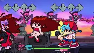 Me playing fnf and doing ok