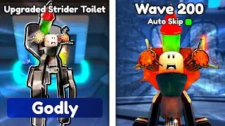 New UPGRADED STRIDER TOILET is.. okay I guess 💀