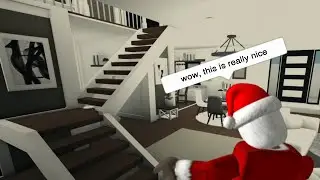 rating people's houses in bloxburg (and breaking into them)