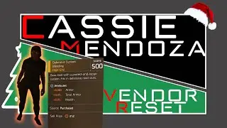 Secret Vendor Reset Cassie Mendoza | The Division 2 | PurePrime