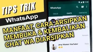 Manfaat Mengarsipkan Pesan WA