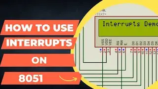 How to use external interrupts with 8051 C Program #8051 #embeddedsystem  #interrupts