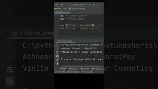 Format String Features in Python 👍🙌😍