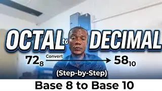 Octal to Decimal Conversion Step by Step Tutorial