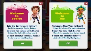 Subway Surfers: Venice VS Rio Gameplay