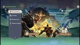 Mutual Security Enhancing Simulation Event Gameplay | Genshin Impact