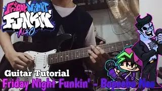 Friday Night Funkin' Neo mod - Bopeebo Guitar Cover/Dub (w/ Tutorial tabs) NEO Mod