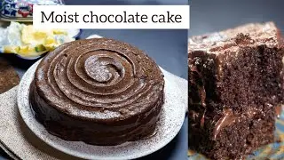moist chocolate cake