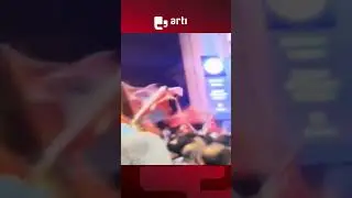 Denizli'de CHP ilçe binasının balkonu çöktü: Üçü ağır sekiz yaralı var