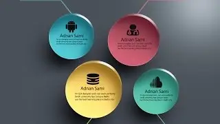 How to create Graphic Design Minimal 3D Circle adobe photo CC