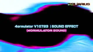 4ormulator V10723 | SOUND EFFECT