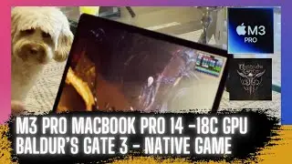 M3 Pro Macbook Pro 14   18C GPU   Baldur's Gate 3 Mac Gaming