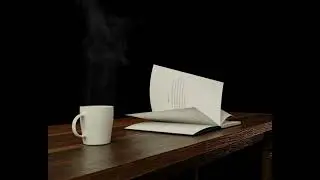 Blender Coffee Smoke And Book Animation