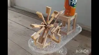 mini maket su değirmanin hazirlanmasi