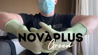 Light Green Surgical Gloves - NovaPlus Gammex PI Green
