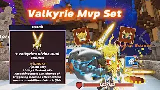 Unlocking Valkyrie Set And Weapon Skyblock (Blockman Go)