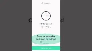 Register orders by table with Kyte
