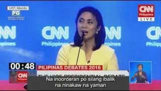 CNN PiliPinas Leni vs Sen Bongbong on Ill-Gotten Wealth