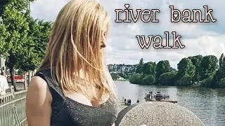 Crossdresser - river bank walk