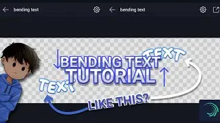 bending text tutorial in alight motion||alight motion tutorial