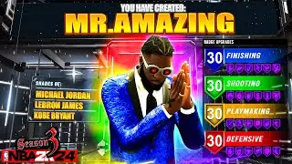 THIS 6'9 DEMIGOD BEST BUILD IS DOMINATING NBA 2K24! OVERPOWERED BUILD! Best Build 2k24