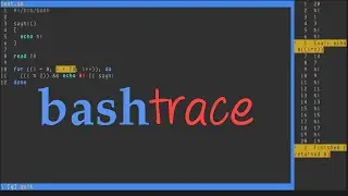 bashtrace, debugger for Bash scripts in Python