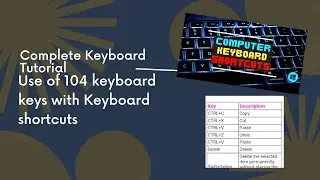اپنا ماؤس پھینک دو !...Complete Keyboard Tutorial | Use of 104 keyboard keys with Keyboard shortcuts
