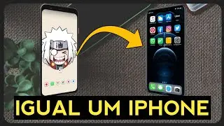 ✅ Como deixar CELULAR android IGUAL iPhone??