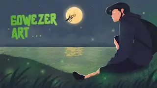 GOWEZER DIGITAL ART, COMBINING DIGITAL PAINTING + MOUNTAIN BIKING