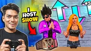 I HOSTED VIDEO GAME SHOW! 🎮🔥 - WWE 2K24 MYRISE #5