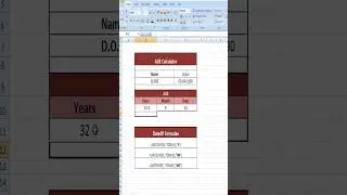 Age Calculator - Calculate age from date of birth in Excel