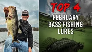 TOP 4 BAITS for February Bass Fishing