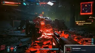 Бой с Химерой в Cyberpunk Phantom Liberty