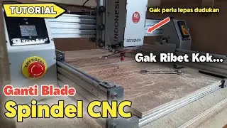 Cara Ganti Mata Router Mesin CNC LCHI next level ( Tanpa Lepas Z axis )